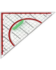 Photo Equerre géométrique avec poignée - 240 mm WONDAY