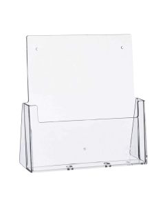 Photo Présentoir de table - 1 compartiment A4 - Transparent : HELIT H2352302