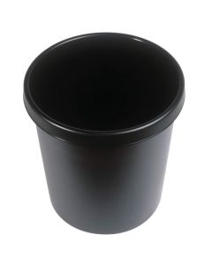 Photo Corbeille à papier 30 litres - Noir : HELIT H6106195