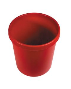 Photo Corbeille à papier 30 litres - Rouge : HELIT H6106125