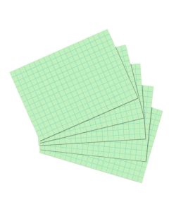 Photo Lot de 100 fiches Bristol quadrillées - 74 x 105 mm - Vert : HERLITZ 10901494 