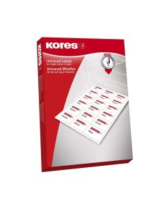 Photo Etiquettes Dos de classeur - 58 x 192 mm - Blanc : KORES