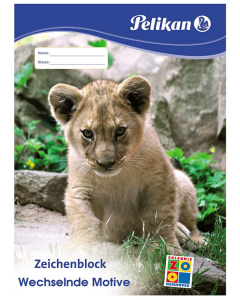 Photo PELIKAN : Bloc à dessin de 20 feuilles - A4 