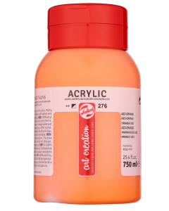 Photo ROYAL TALENS : Peinture acrylique ArtCréation - Orange azo - 750 ml
