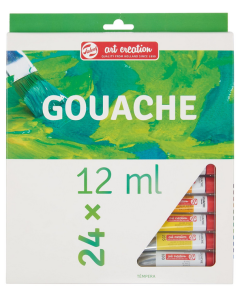 Photo Royal Talens 9011624M : Set de 24 tubes de gouache - ArtCreation Expression - Assortiment