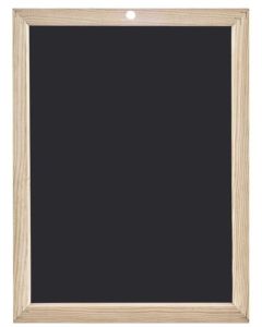 Ardoise noire cadre en bois - 300 x 450 mm WONDAY Photo