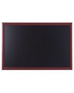 Tableau noir - Cadre Merisier - 900 x 600 mm : BI-OFFICE Photo