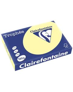 Ramette de papier Trophée de 250 feuilles A3 120g - Canari : CLAIREFONTAINE Photo