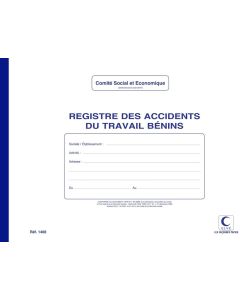 Registre accidents bénins du travail ELVE 1468