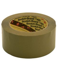 Ruban adhésif 375E d'emballage - 50 mm x 66 m - Marron SCOTCH