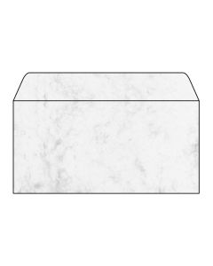 SIGEL DP073 : Lot de 50 enveloppes marbrées - 110 x 220 mm - Gris