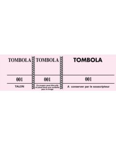Tickets Tombola Rose 96500E Exacompta (Carnet à souche)