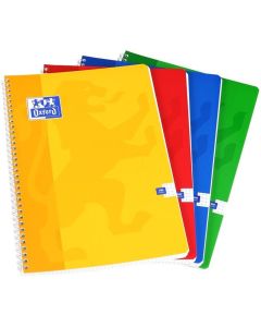 Photo Cahier à spirales 100 pages - Petits carreaux - 210 x 297 mm OXFORD