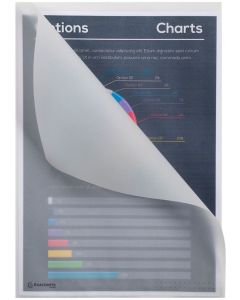 Image Pochettes à coins A4 en papier - Transparent blanc EXACOMPTA 